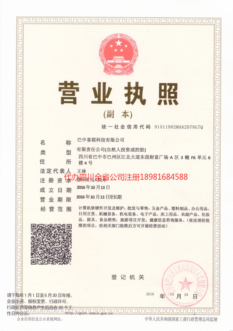 陇南陇南喜联科技有限公司